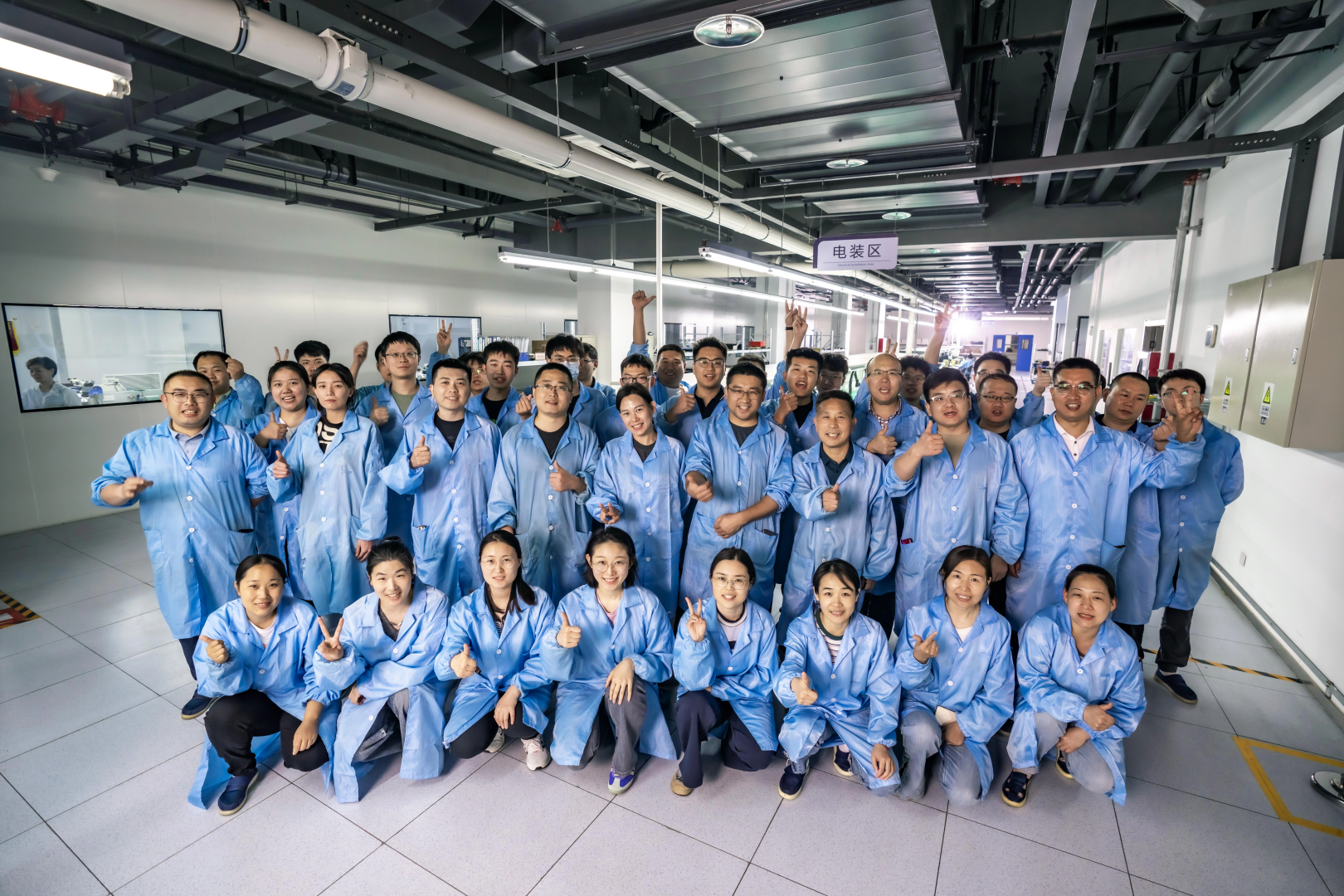 Safari Microwave engineering and manufacturing team in a precision RF and microwave assembly facility