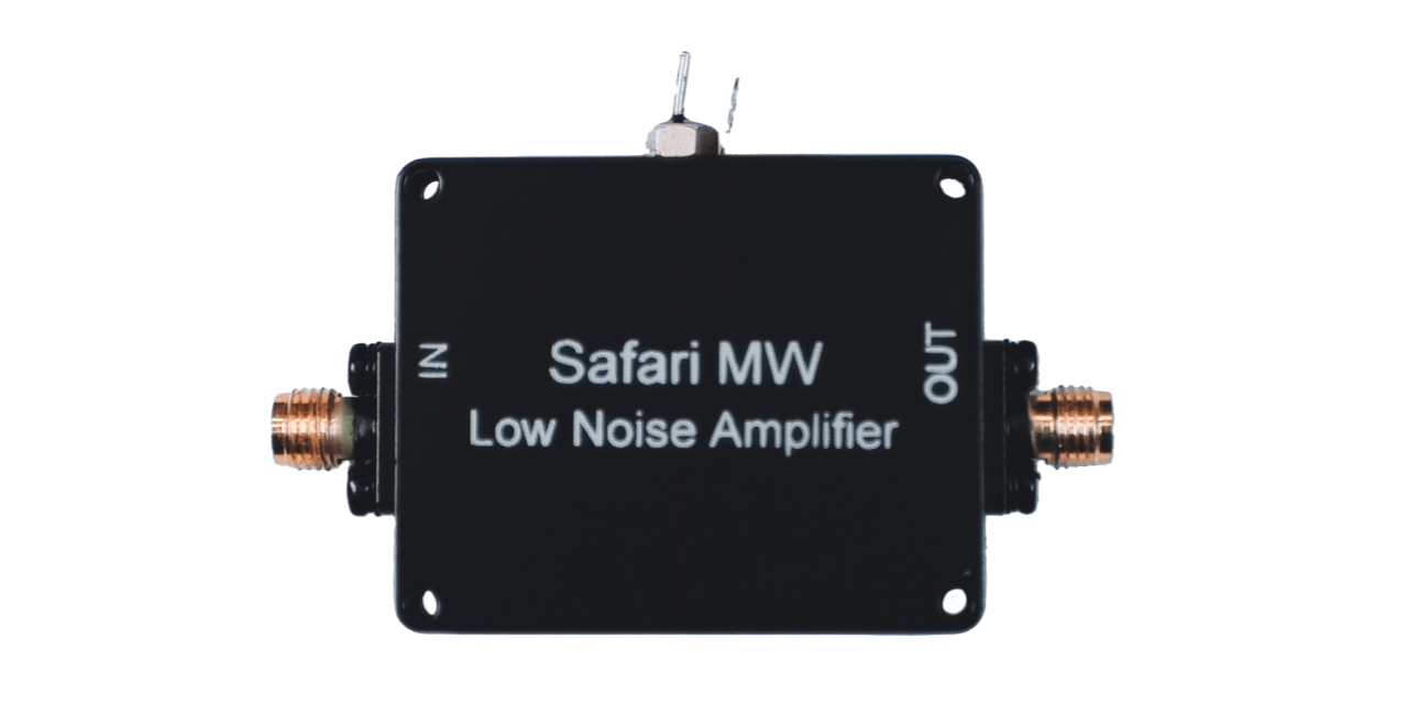 Low noise amplifier product from Safari Microwave